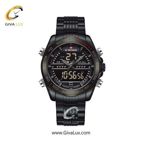 ساعت مچی مردانه بند استیل ناوی فورس (نیوی فورس) NF9195 B/B 336_B B B.jpg